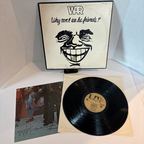 War Why Can't We Be Friends? LP Album 1975 United Artists LA441G  Poster - Picture 1 of 13